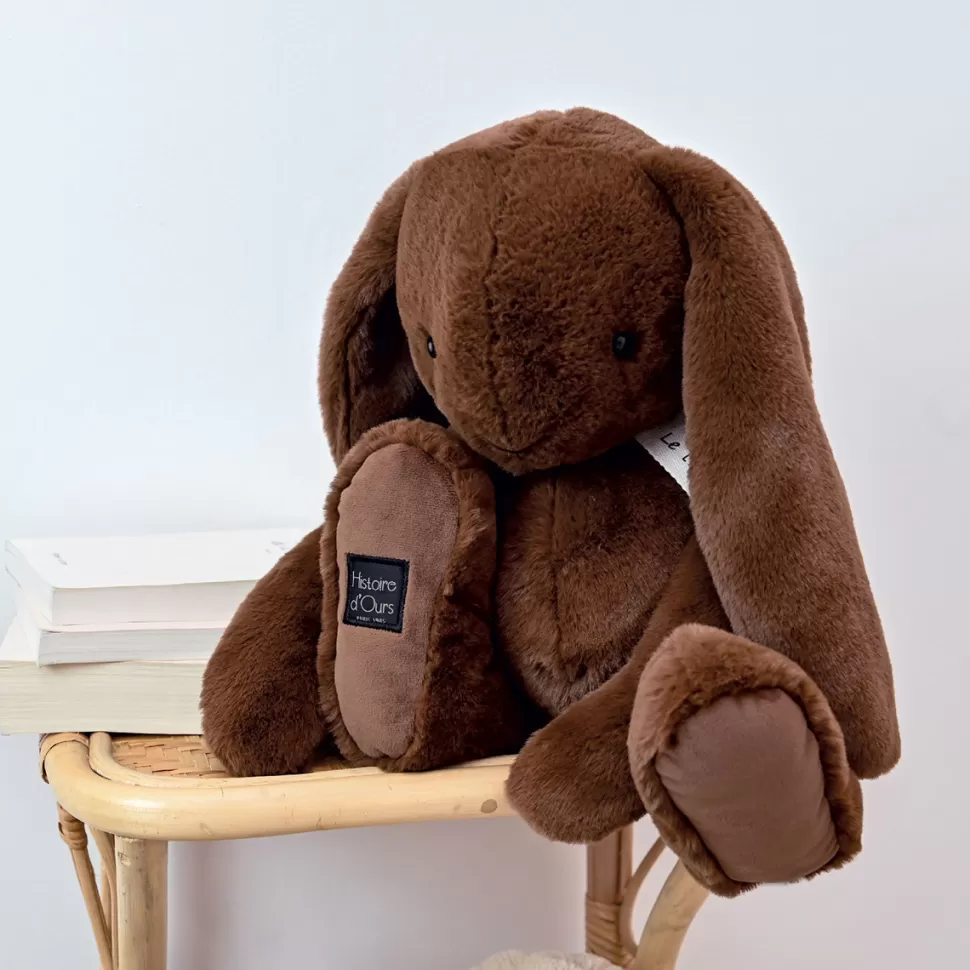 Histoire d'Ours Peluche>Lapin en Peluche Café - Le Lapin