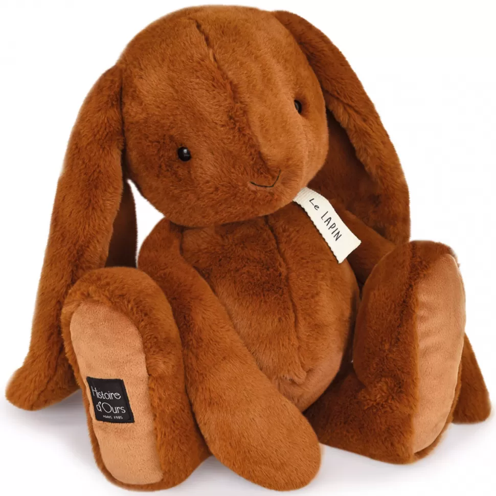 Histoire d'Ours Peluche>Lapin en Peluche Capuccino - Le Lapin