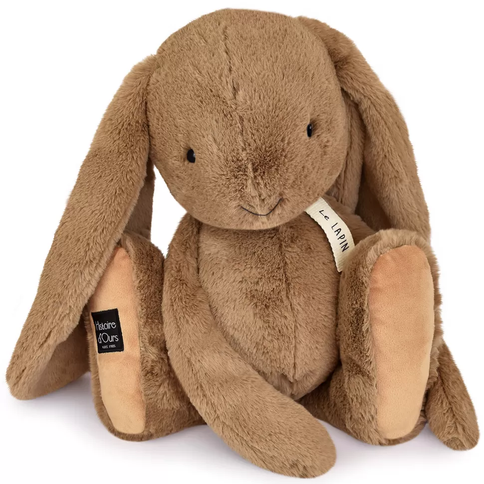 Histoire d'Ours Peluche>Lapin en Peluche Noisette - Le Lapin