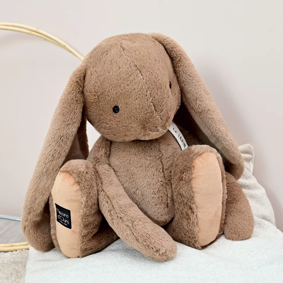 Histoire d'Ours Peluche>Lapin en Peluche Noisette - Le Lapin