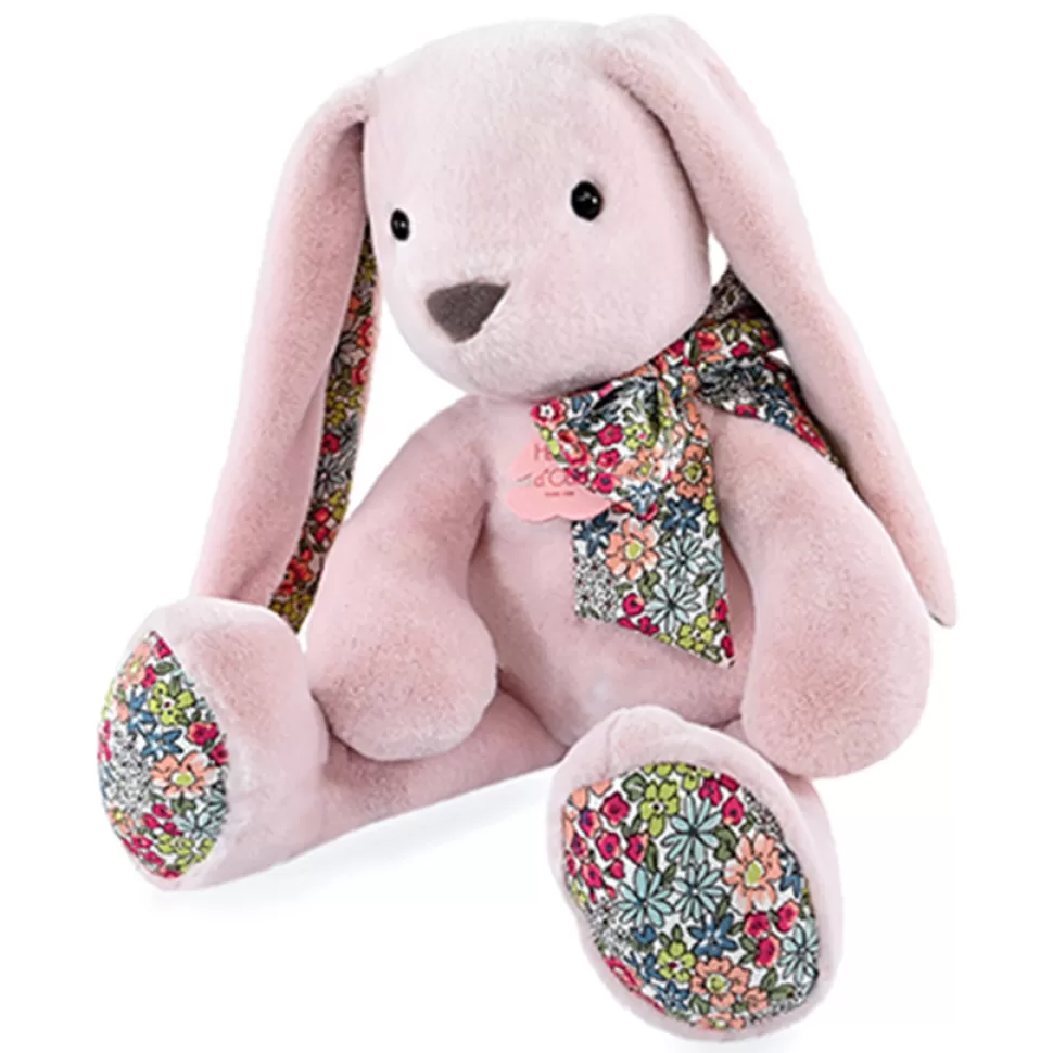 Histoire d'Ours Peluche>Lapin Rose Tendre Moyen - Copains Câlins