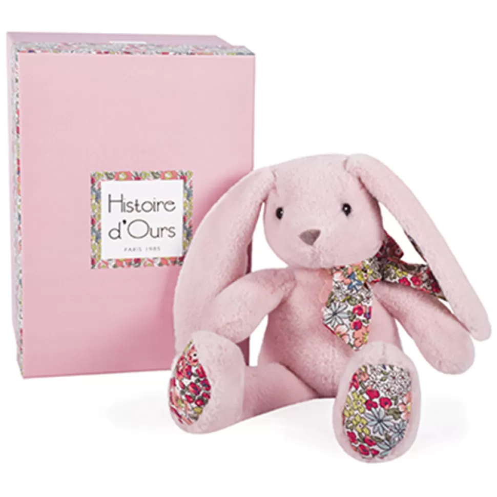 Histoire d'Ours Peluche>Lapin Rose Tendre Petit - Copain Câlin