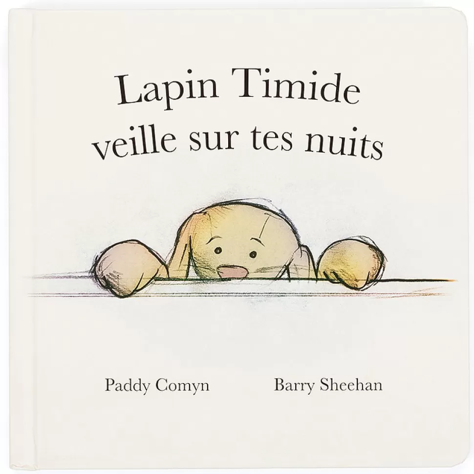 Jellycat Livres>Lapin Timide Veille sur tes Nuits