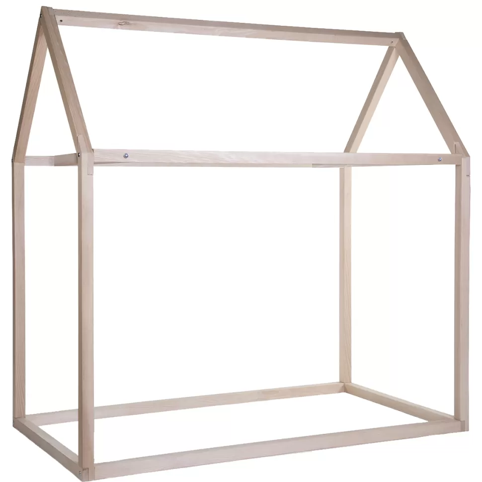 Childhome Meuble Bébé>Lit Bébé Cabane Naturel - 70 x 140 cm