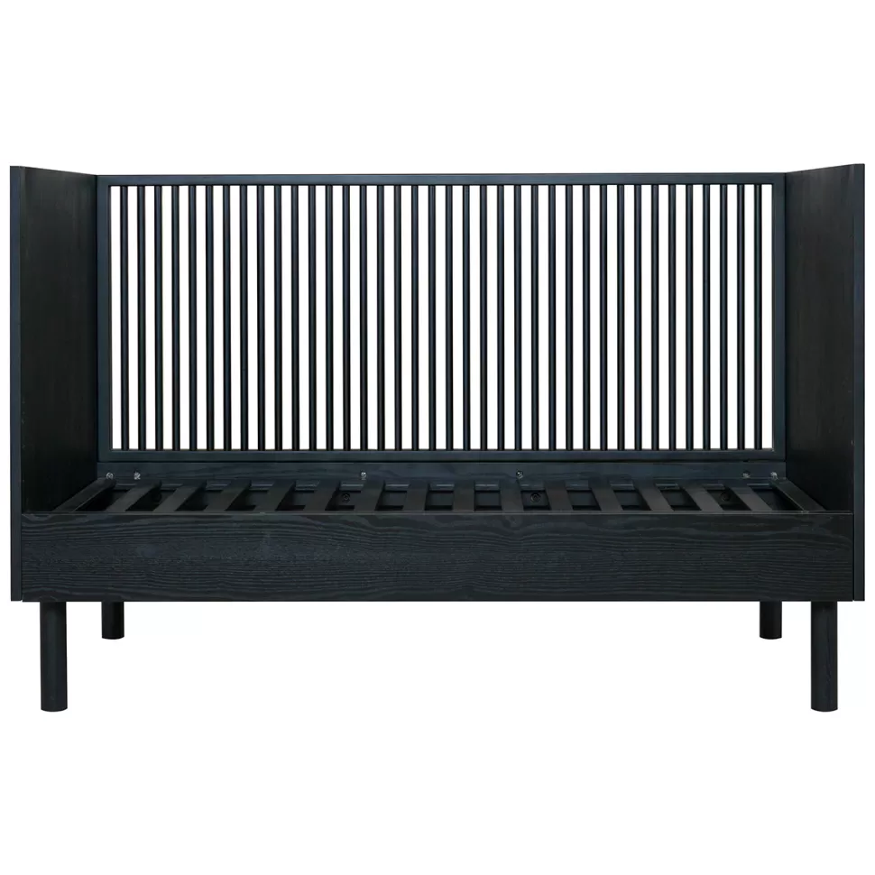 Quax Meuble Bébé>Lit Bébé Evolutif Hai No Ki Black Ash - 70 x 140 cm