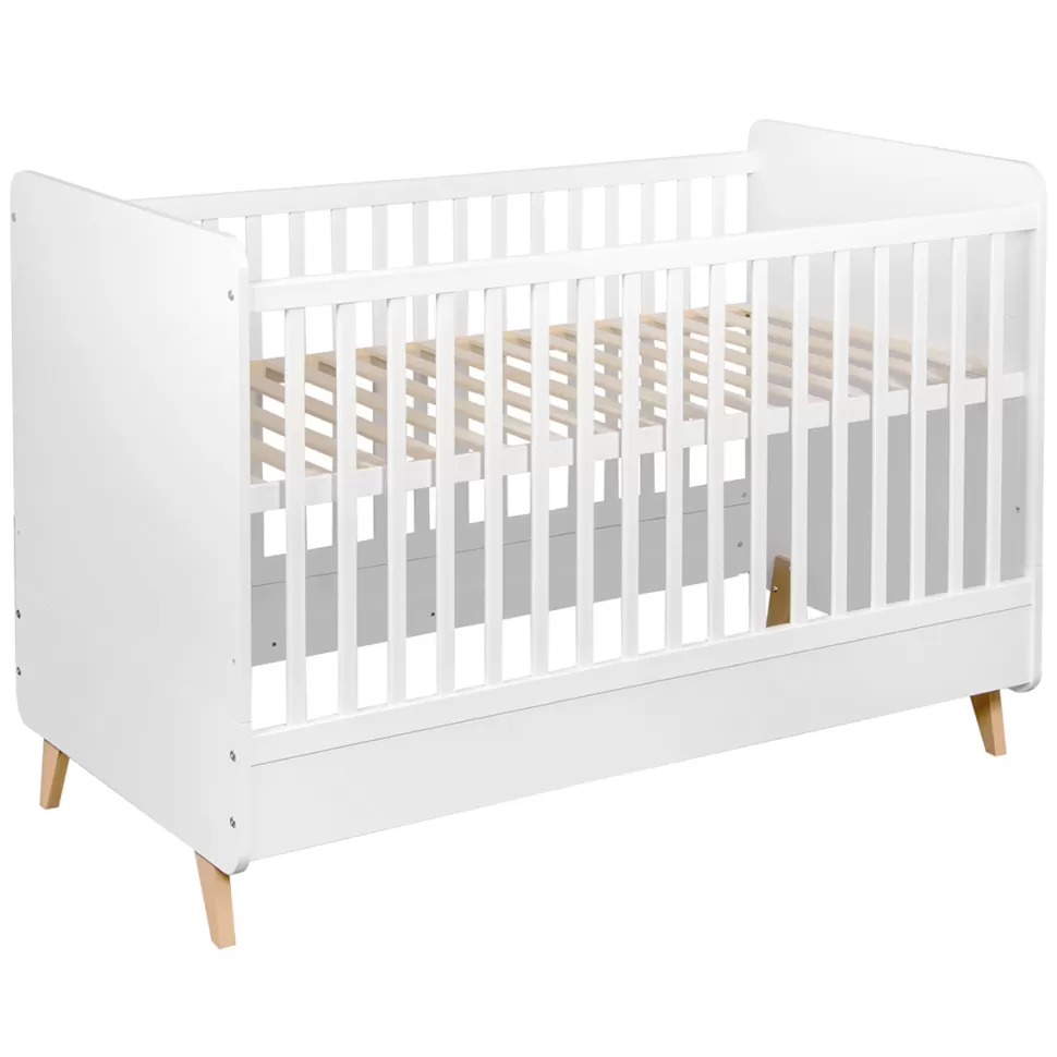 Quax Meuble Bébé>Lit Bébé Evolutif Loft Blanc - 70 x 140 cm