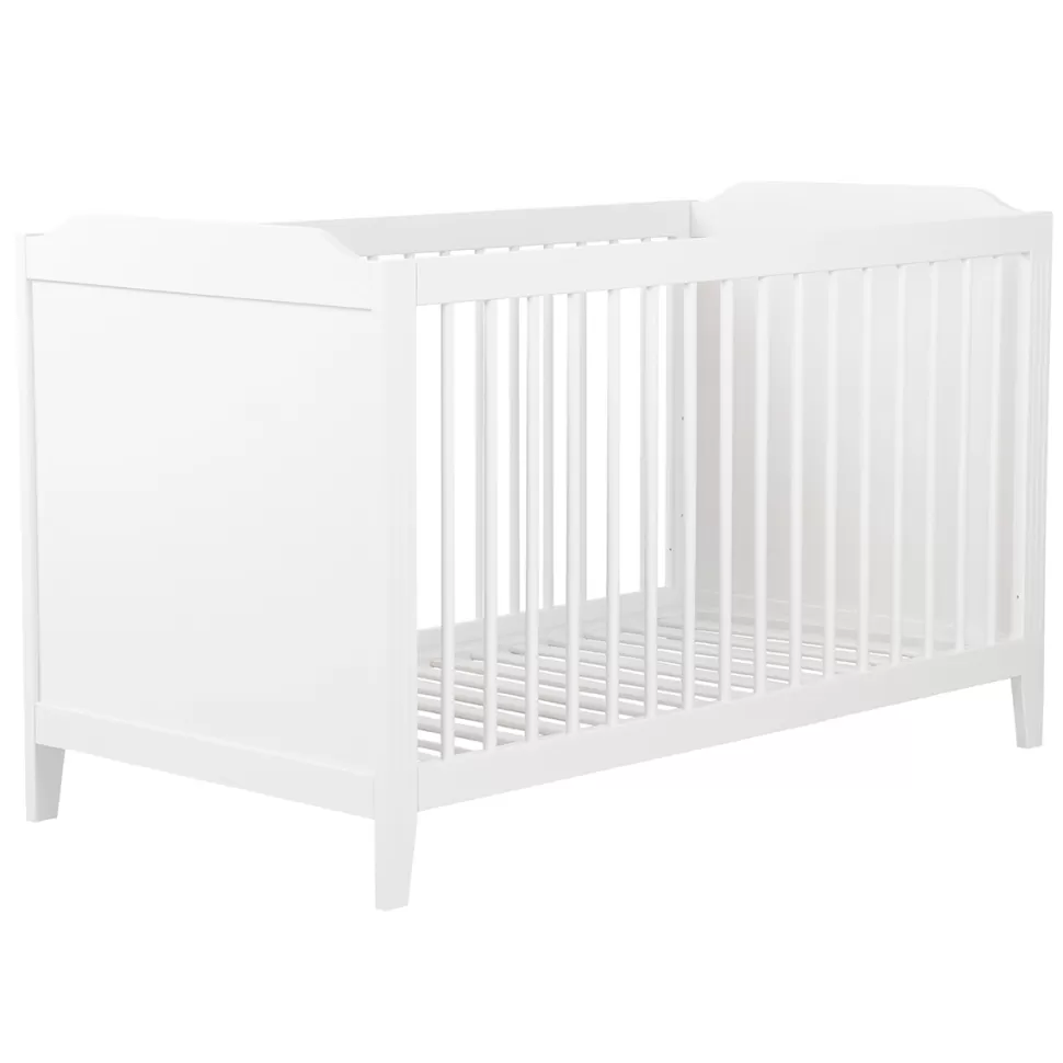 Maison Charlotte Meuble Bébé>Lit Bébé Evolutif Opéra Blanc - 70 x 140 cm