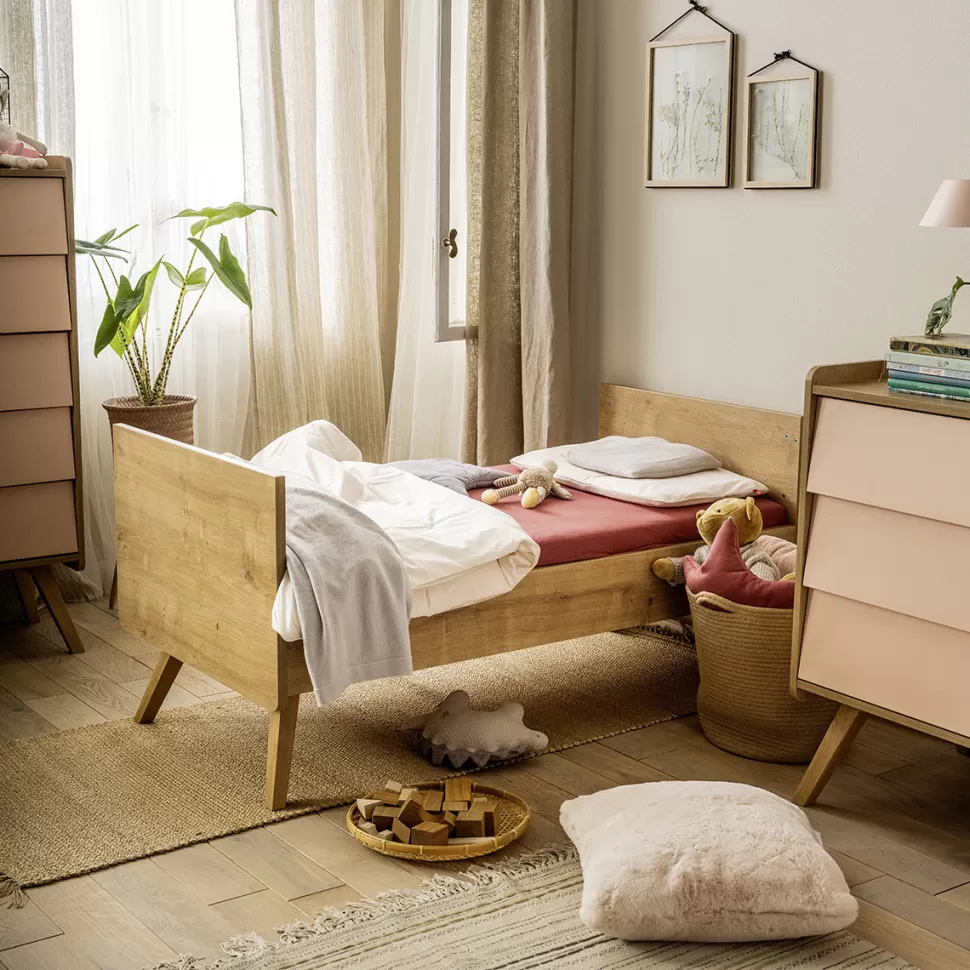 Vox Meubles Meuble Bébé>Lit Bébé Evolutif Vintage Chêne - 70 x 140 cm