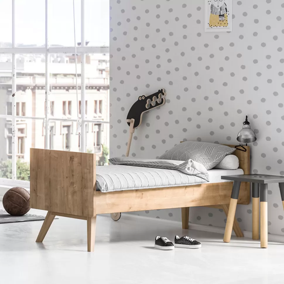 Vox Meubles Meuble Bébé>Lit Bébé Evolutif Vintage Chêne - 70 x 140 cm