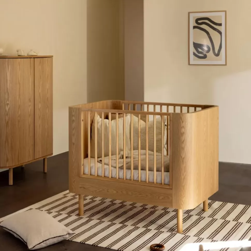 Quax Meuble Bébé>Lit Bébé Réglable Yume 110 x 70 cm - Natural Ash