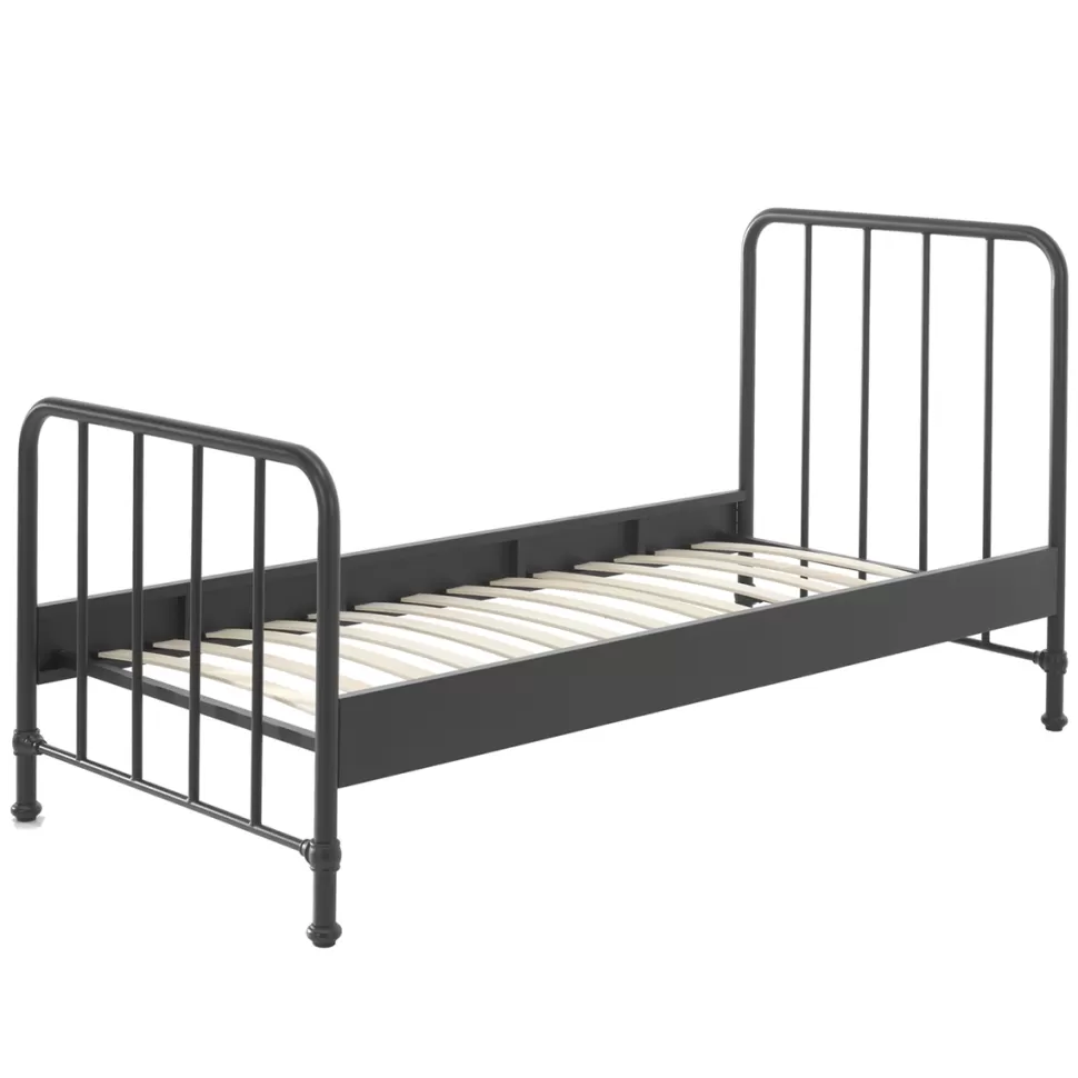 JAXX Meuble Bébé>Lit Bronxx Noir Mat - 90 x 200 cm