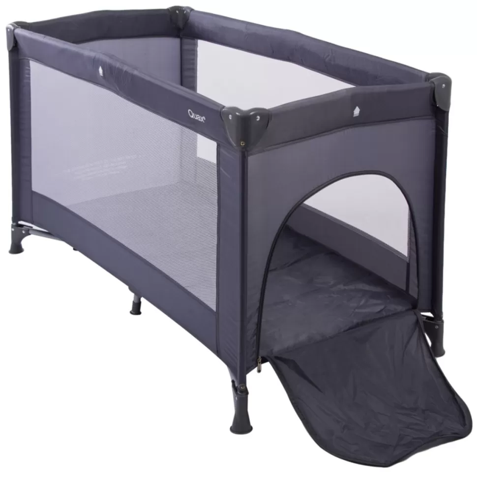 Quax Lit Parapluie>Lit Pliant avec Tirette - Dark Grey
