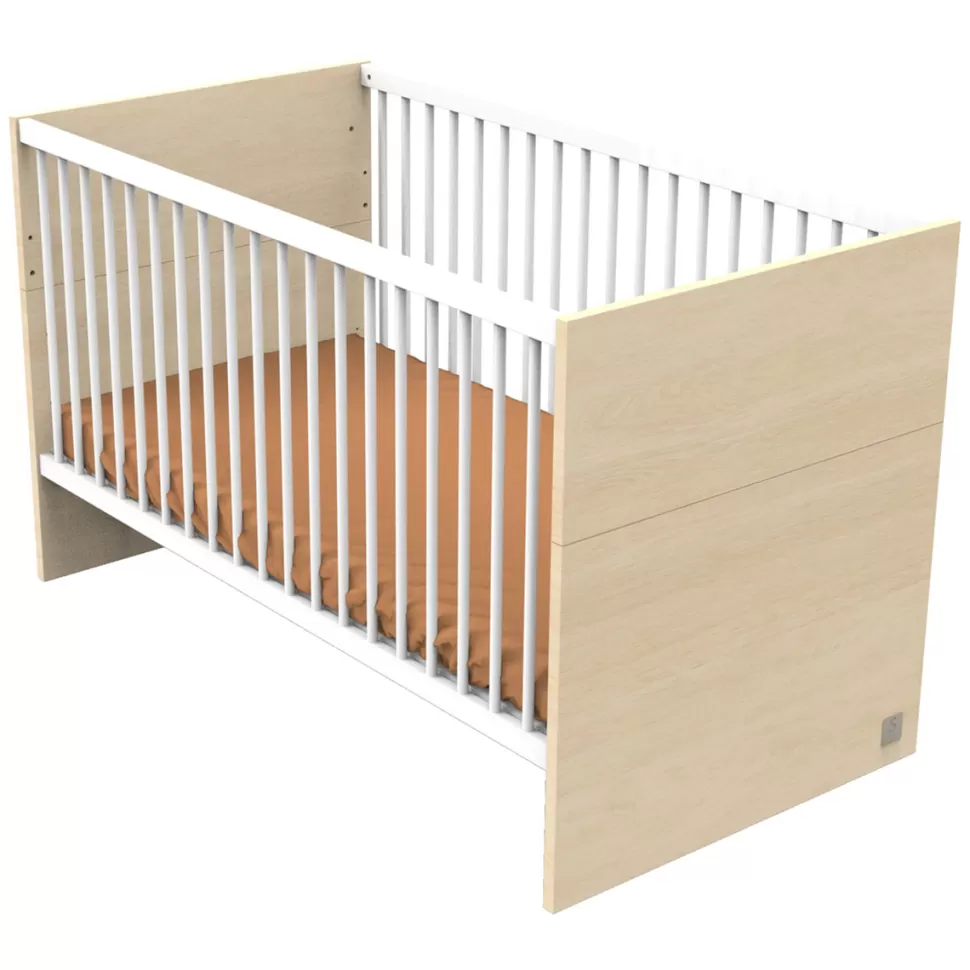 Sauthon Meuble Bébé>Little Big Bed Evolutif Nature Chêne Velour - 70 x 140 cm