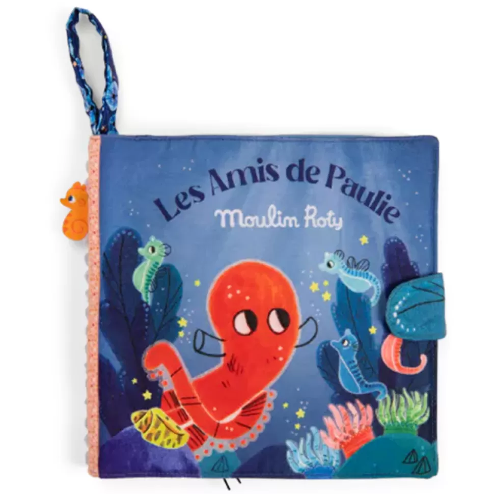 Moulin Roty Livres>Livre d'Activités en Tissu - Les Aventures Paulie