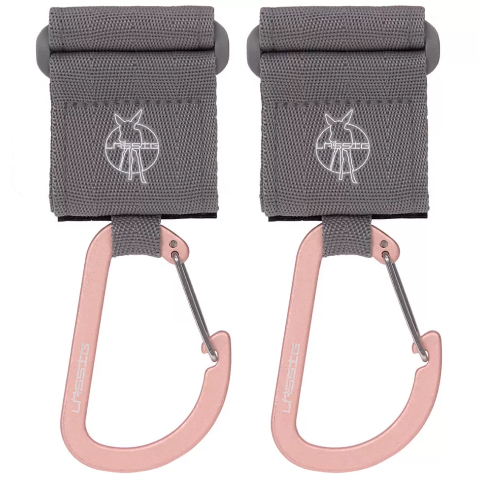 LÄSSIG Accessoires Poussette>Lot de 2 Attaches Poussette avec Mousqueton Casual