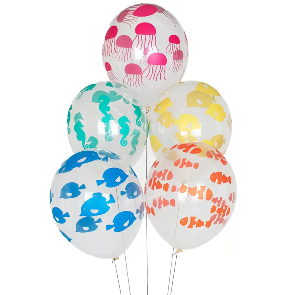 My Little Day Décoration>Lot de 5 Ballons - Océan