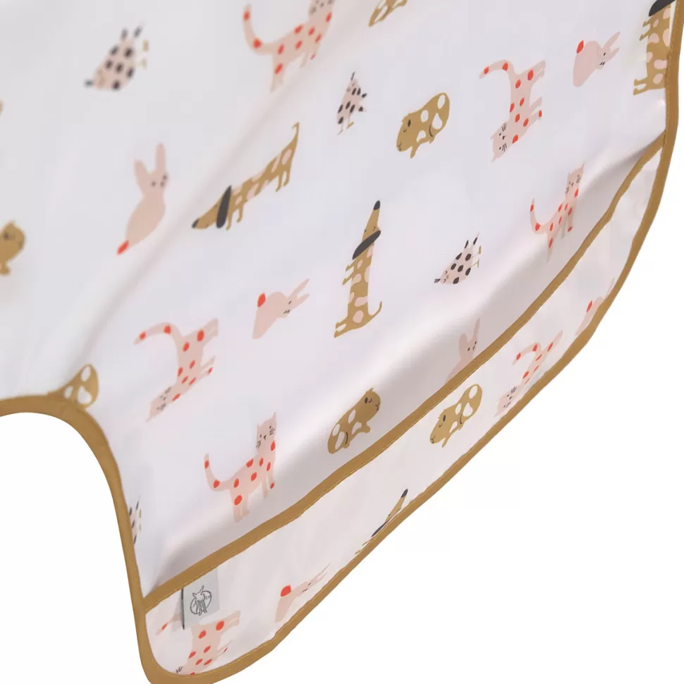 LÄSSIG Bavoir>Lot de 2 Bavoirs à Manches Longues Little Mateys Orange Epicée - 6/24 Mois