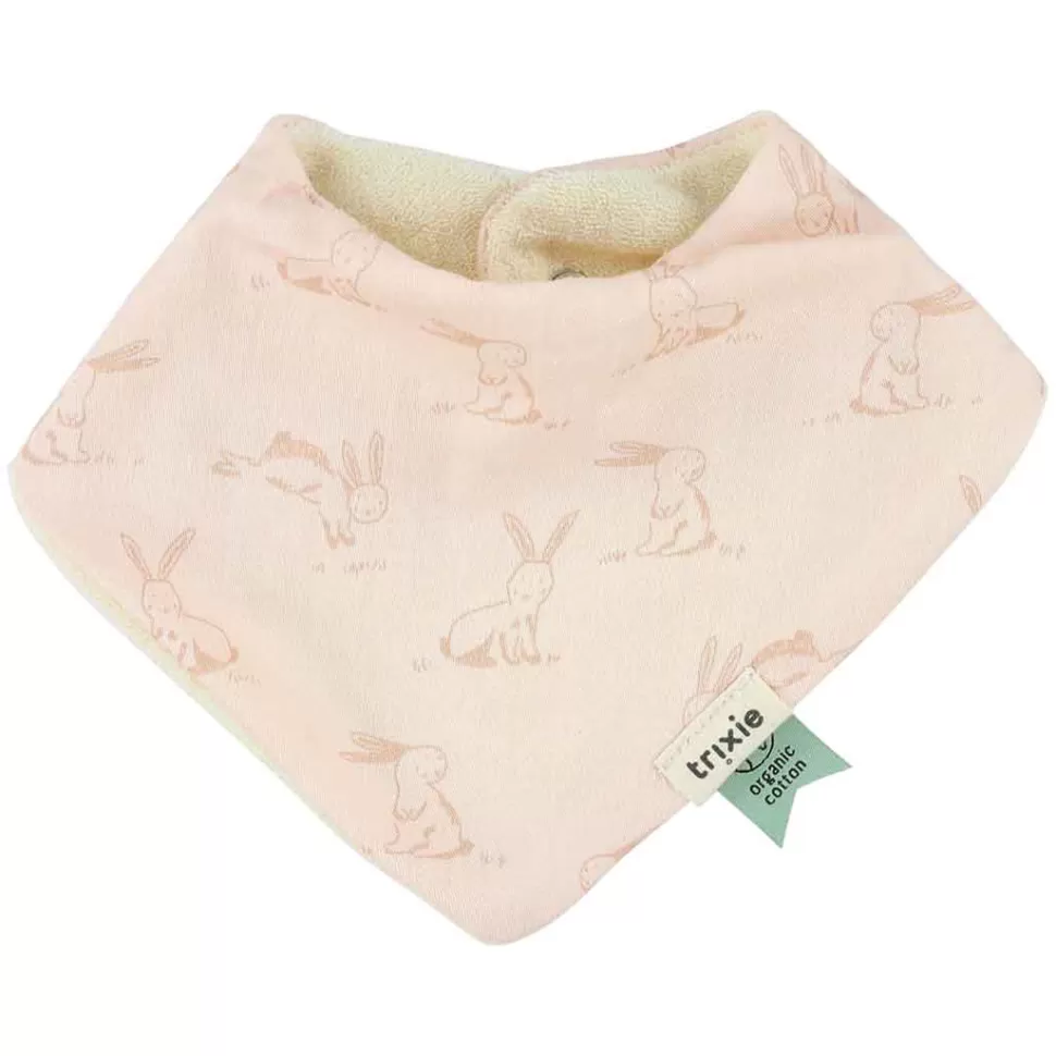 Trixie Baby Bavoir>Lot de 3 Bavoirs Bandana - Rosy Rabbit