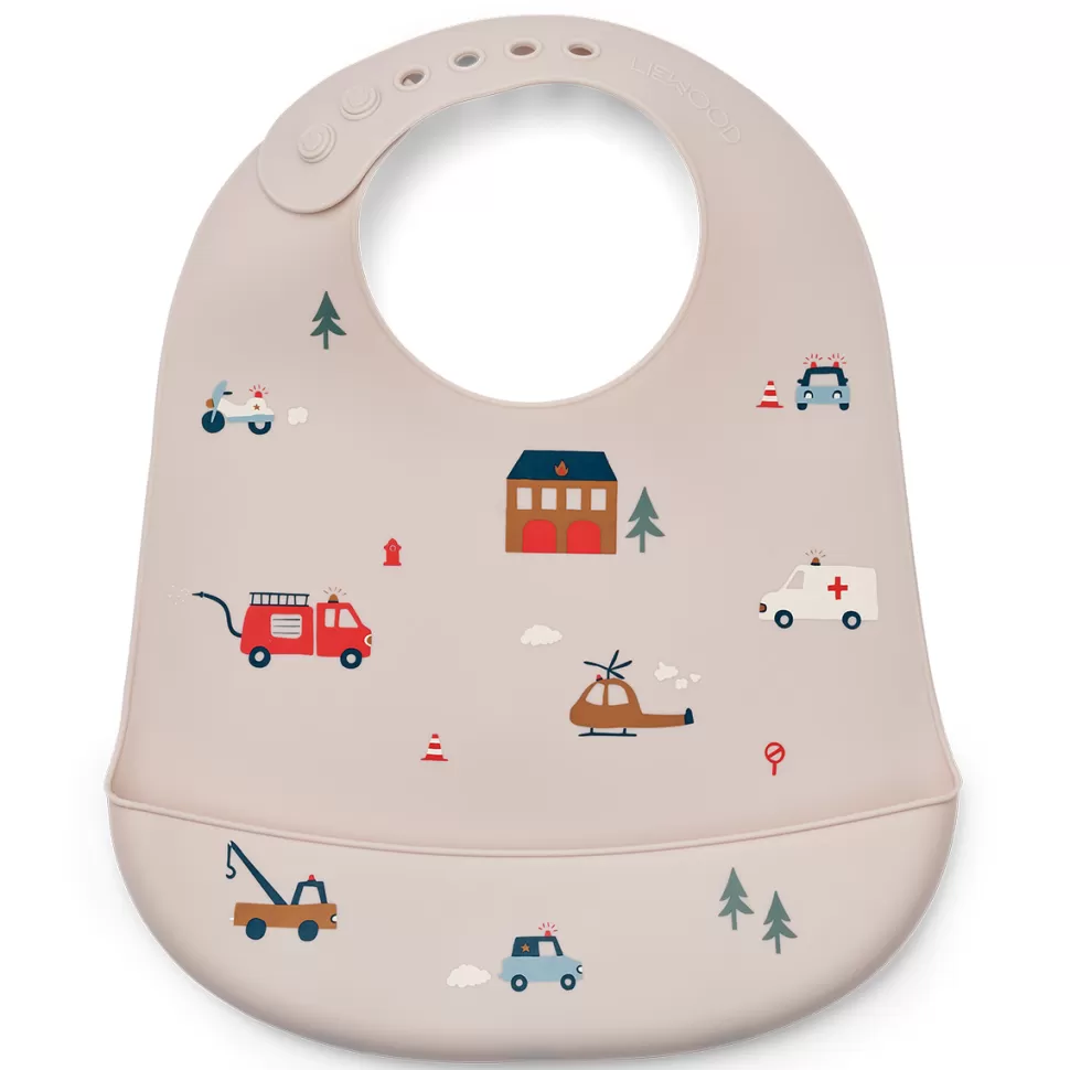 Liewood Bavoir>Lot de 2 Bavoirs Tilda - Emergency Vehicles Sandy