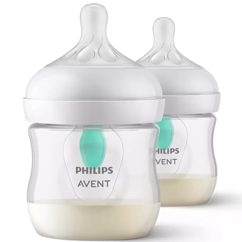 Philips Avent Biberonnerie>Lot de 2 Biberons Natural Response avec valve AirFree - 125 ml