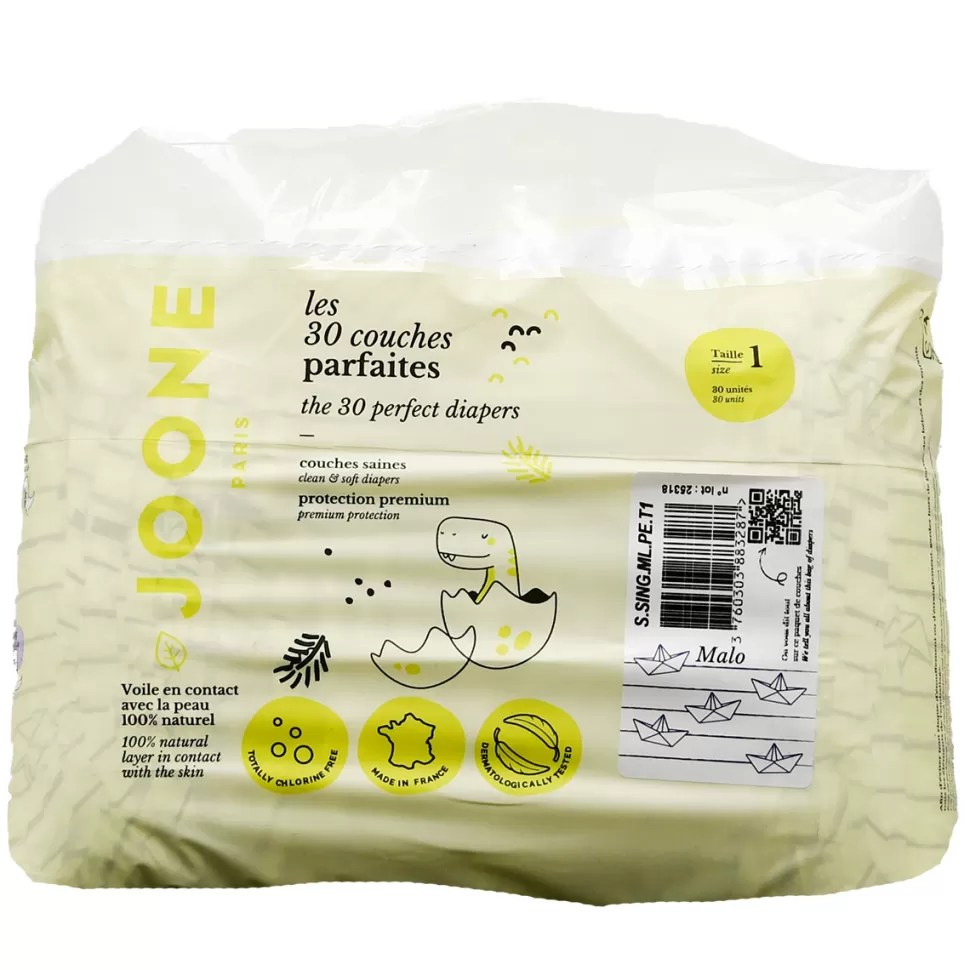 Joone Couche>Lot de 30 Couches Iconiques Malo - T1