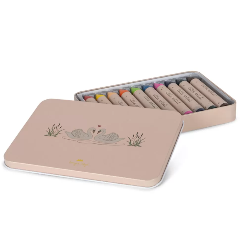 Konges Sløjd Loisirs Créatifs>Lot de 10 Crayons de Cire - Mizumi