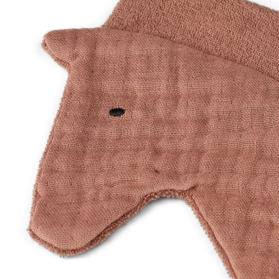 Liewood Textile>Lot de 2 Débarbouillettes Janai - Horses Dark Rosetta