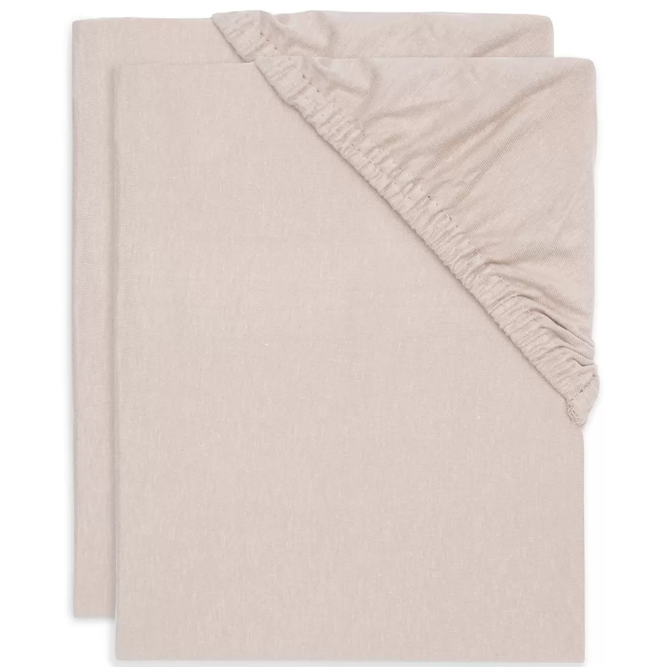 Jollein Literie Bébé>Lot de 2 Draps Housse Wild Rose - 60 x 120 cm