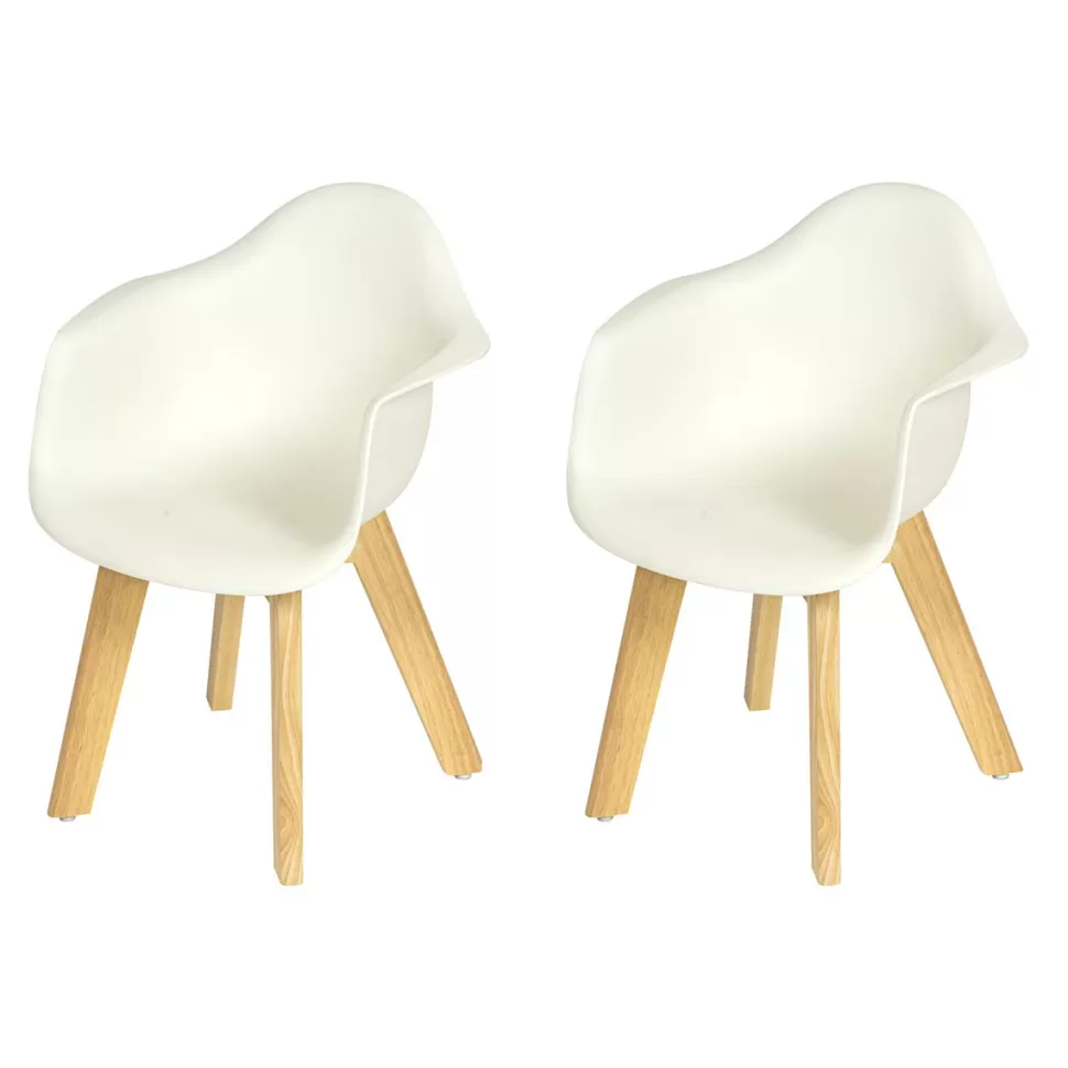 Quax Meuble Bébé>Lot de 2 Kids Chair - White