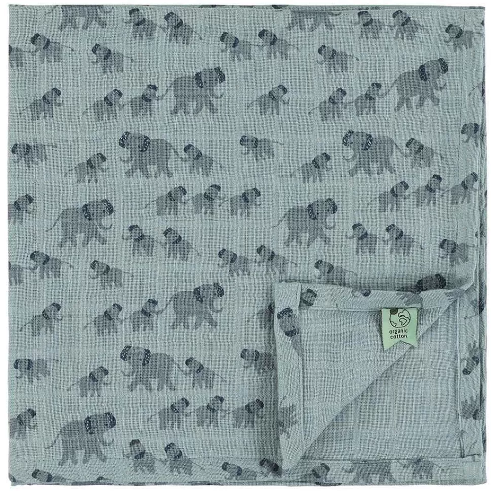 Trixie Baby Textile>Lot de 3 Langes - Enchanting Elephant