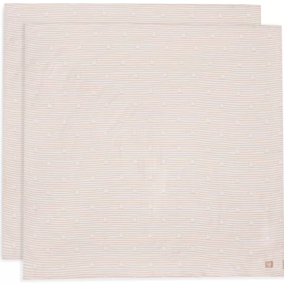 Jollein Textile>Lot de 2 Langes - Miffy Stripe Biscuit