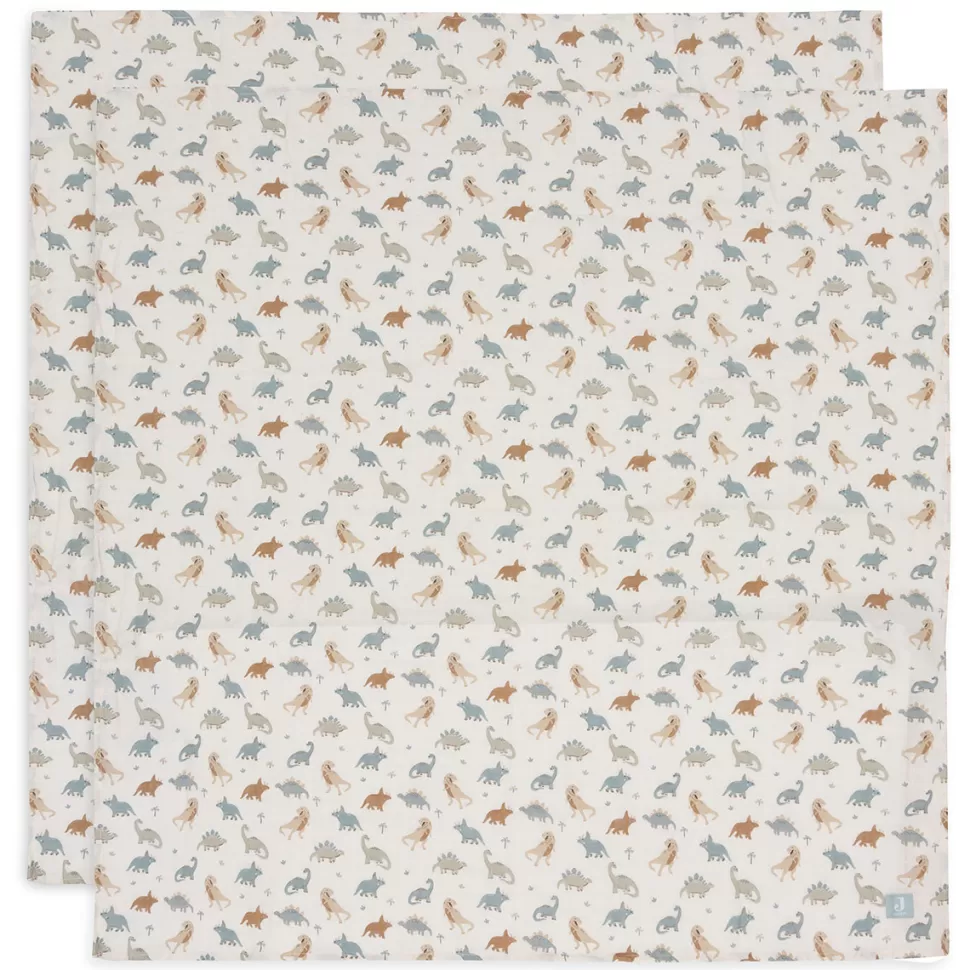 Jollein Textile>Lot de 2 Langes Gaze de Coton - Roarsome