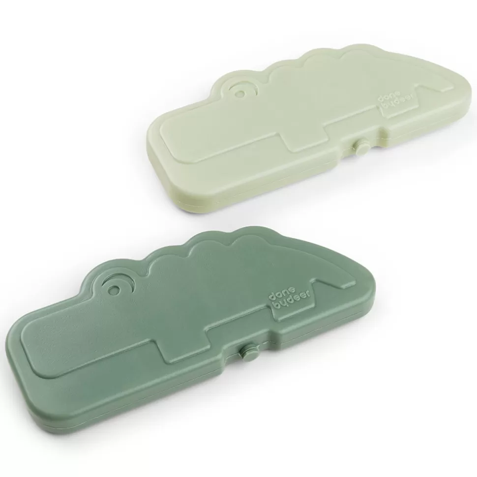 Done by Deer Repas>Lot de 2 Pains de Glace - Croco Vert