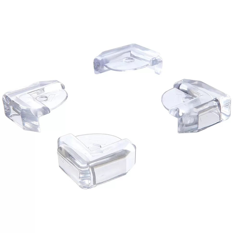 Dreambaby Sécurité Domestique>Lot de 4 Protections d'Angles pour Meubles en Verre - Transparent