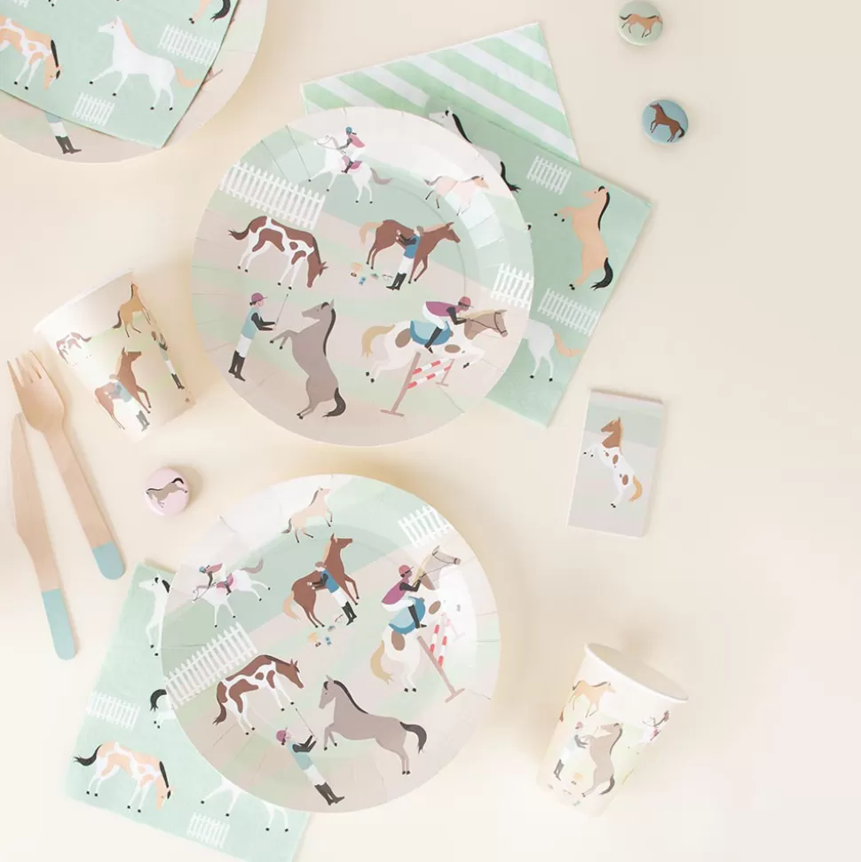 My Little Day Repas>Lot de 20 Serviettes en Papier - Cheval