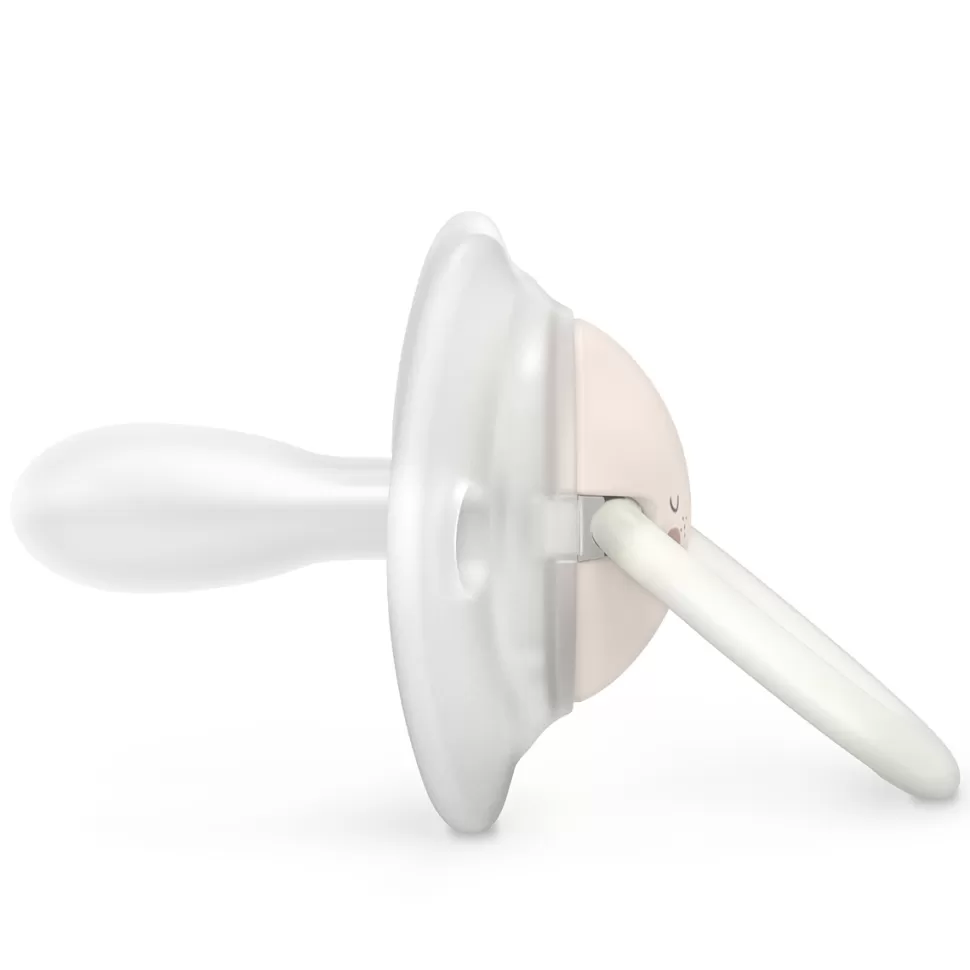 Suavinex Succion>Lot de 2 Sucettes Symétriques SX Pro Night & Day Lapin - 6/18 Mois