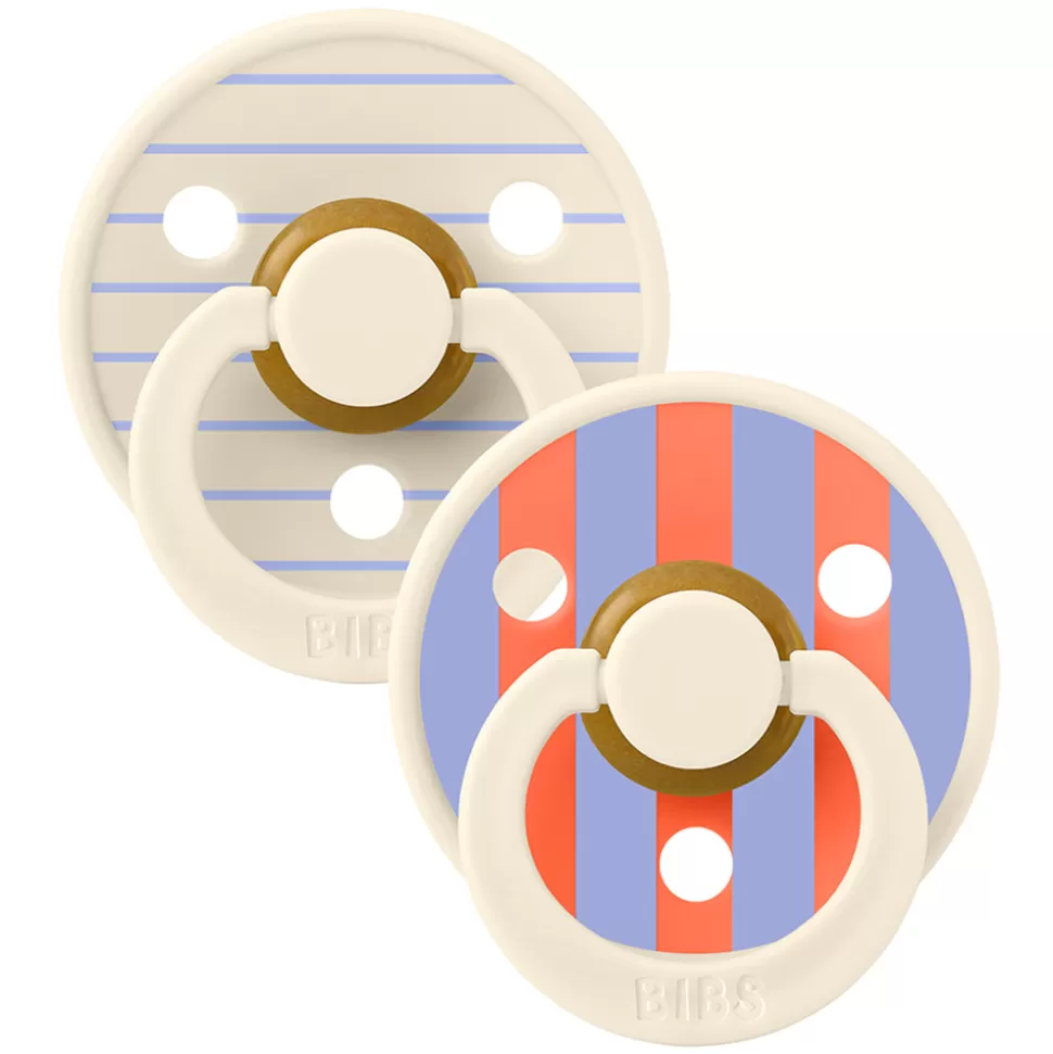 Bibs Succion>Lot de 2 Tétines Rondes Studio Pin Hush Mix Vanilla - 6/18 Mois