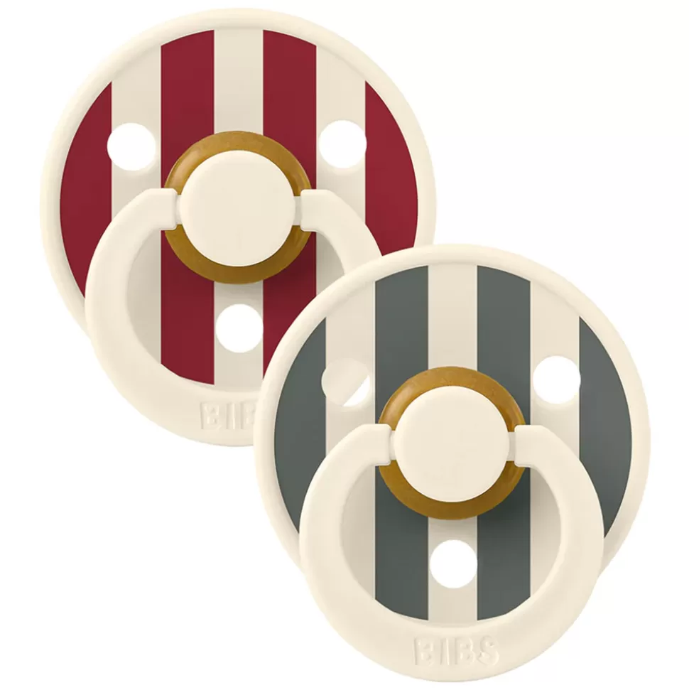 Bibs Succion>Lot de 2 Tétines Rondes Studio Ruby Pin Mix - 6/18 Mois