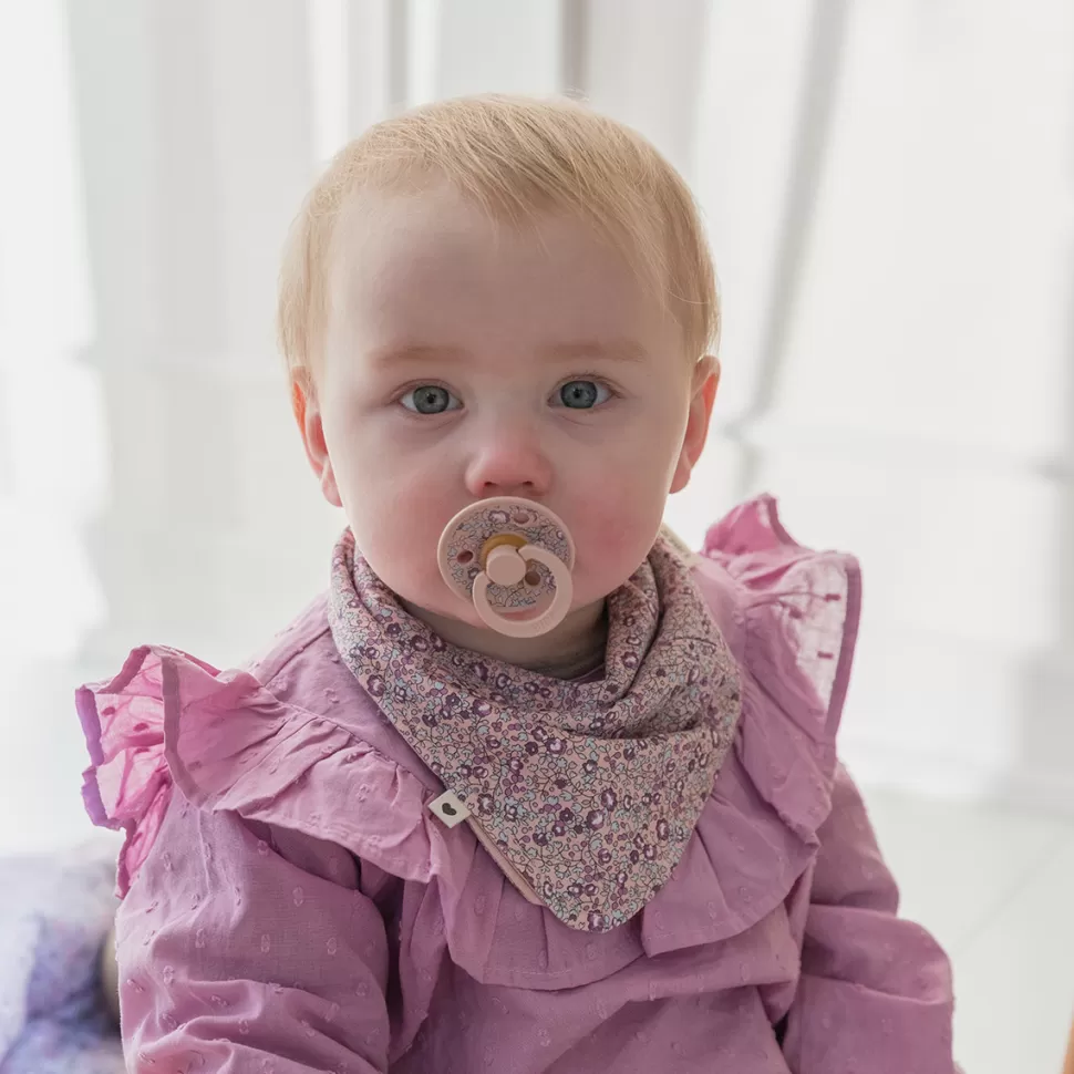 Bibs Succion>Lot de 2 Tétines Rondes x Liberty Eloise Blush Mix - 6/18 Mois