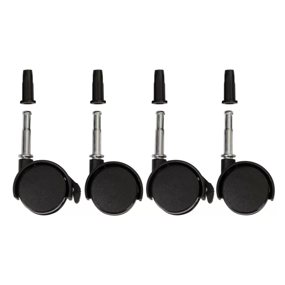 Quax Meuble Bébé>Lot de de 4 Roulettes - Noir