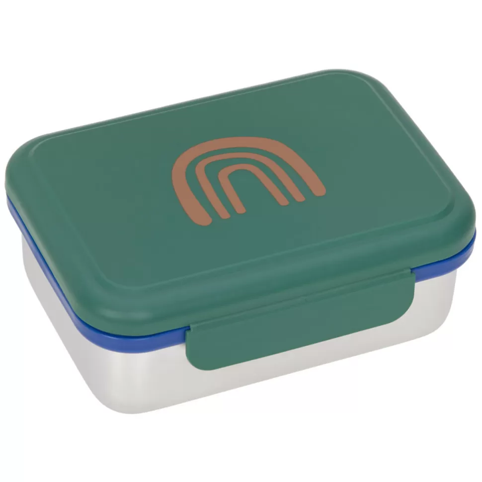 LÄSSIG Repas>Lunchbox Little Gang - Arc-en-ciel Vert