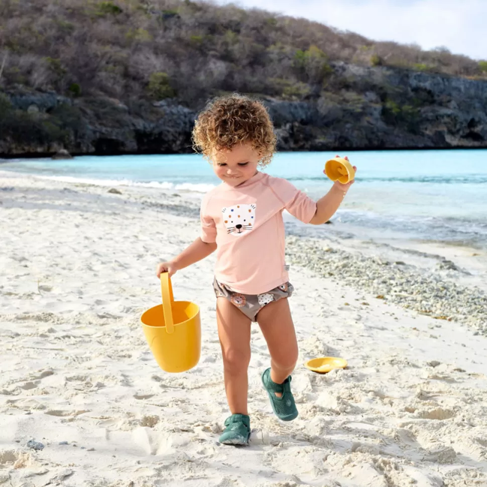 LÄSSIG Accessoires Bébé>Maillot de Bain Couche Desert Aventure Chats Sauvages Choco - 3/6 Mois
