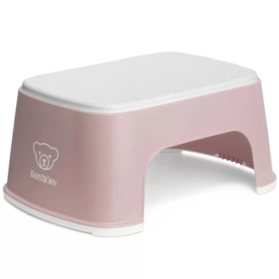 BabyBjörn Hygiène & Soin>Marchepied - Rose Pastel et Blanc