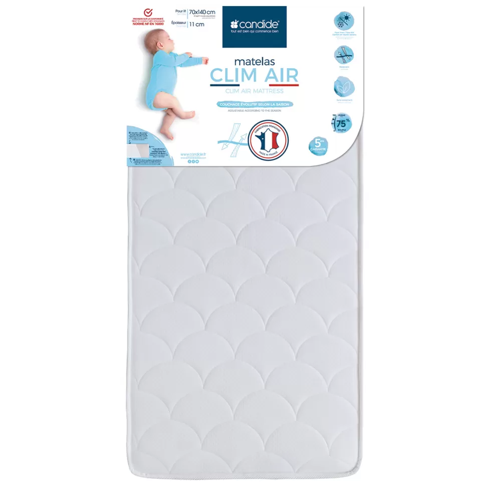 Candide Literie Bébé>Matelas Clim Air - 70 x 140 cm