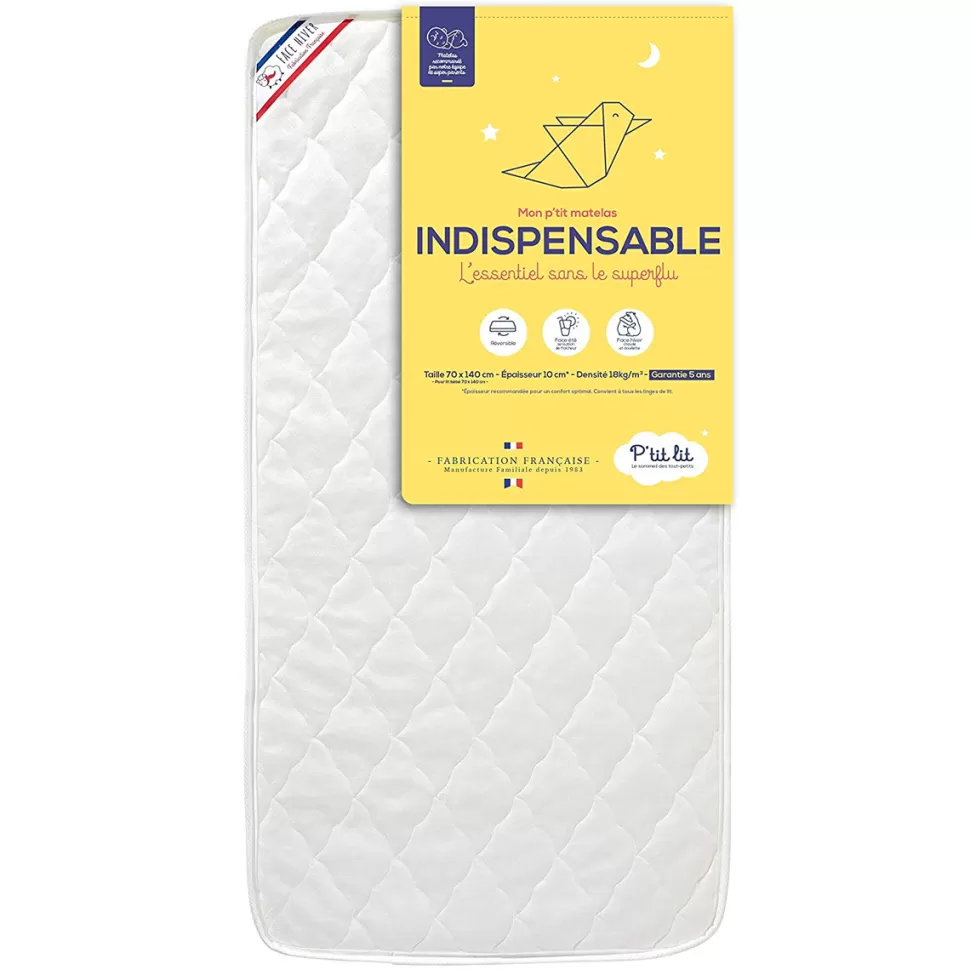 P'tit Lit Literie Bébé>Matelas Mon P'tit Matelas Indispensable - 70 x 140 cm