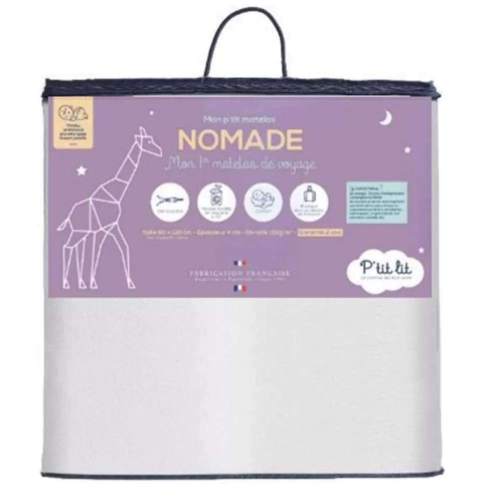 P'tit Lit Literie Bébé>Matelas Mon P'tit Matelas Nomade 100% Microfibres - 60 x 120 cm