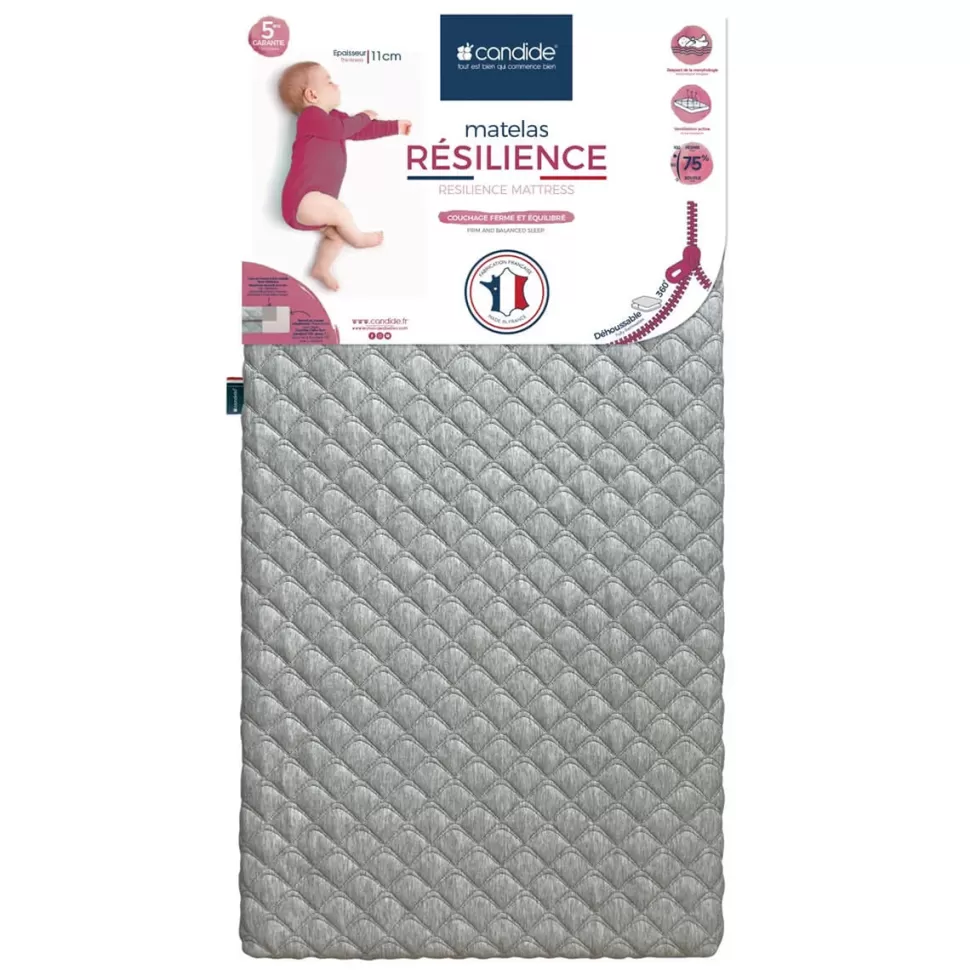 Candide Literie Bébé>Matelas Résilience - 70 x 140 cm