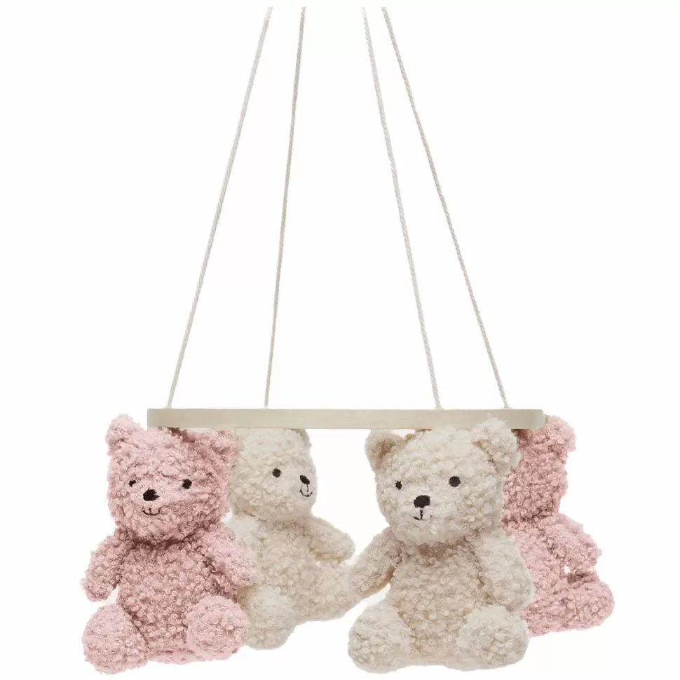 Jollein Mobile>Mobile Teddy Bear - Wild Rose & Naturel