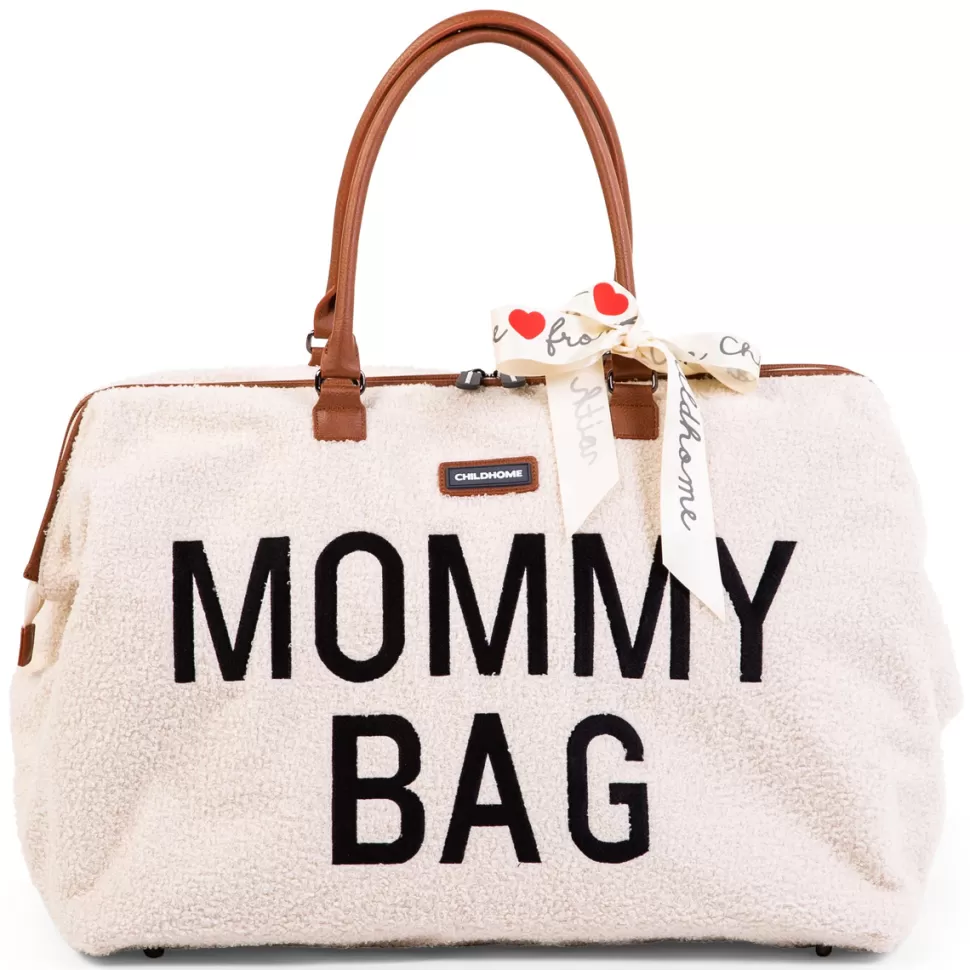 Childhome Sac À Langer>Mommy Bag Large - Teddy Ecru