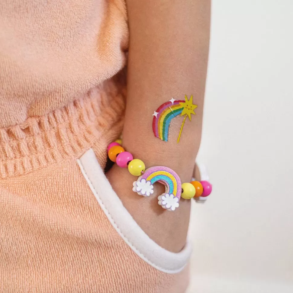 La Petite Epicerie Loisirs Créatifs>Mon Kit Bijou Enfant - Bracelet Arcs-en-ciel